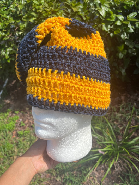 Navy/Gold (Medium Slouchy)