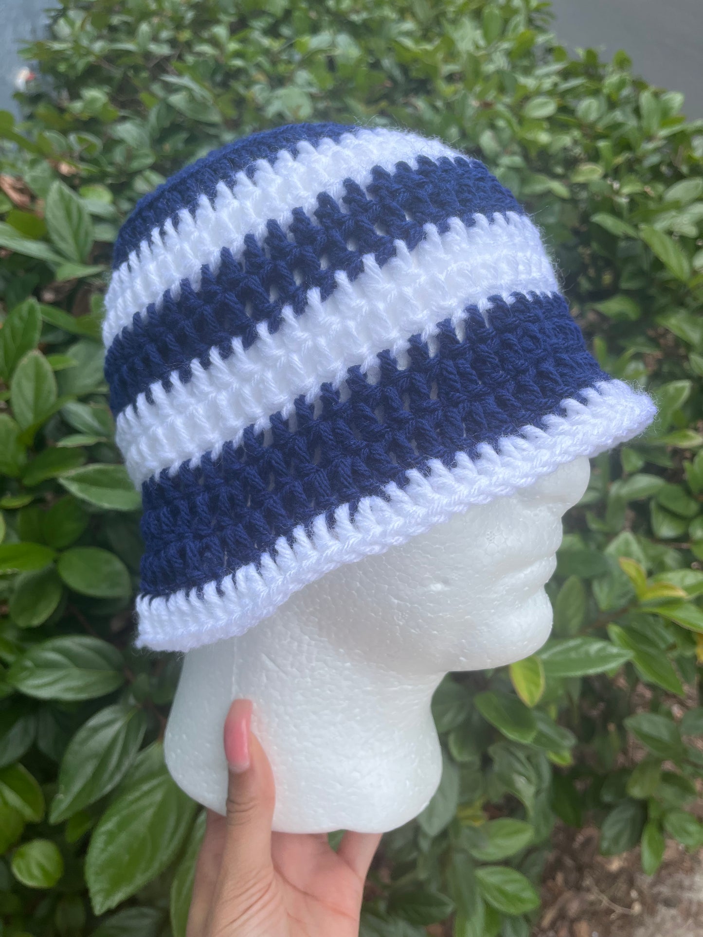 Navy/White Bucket