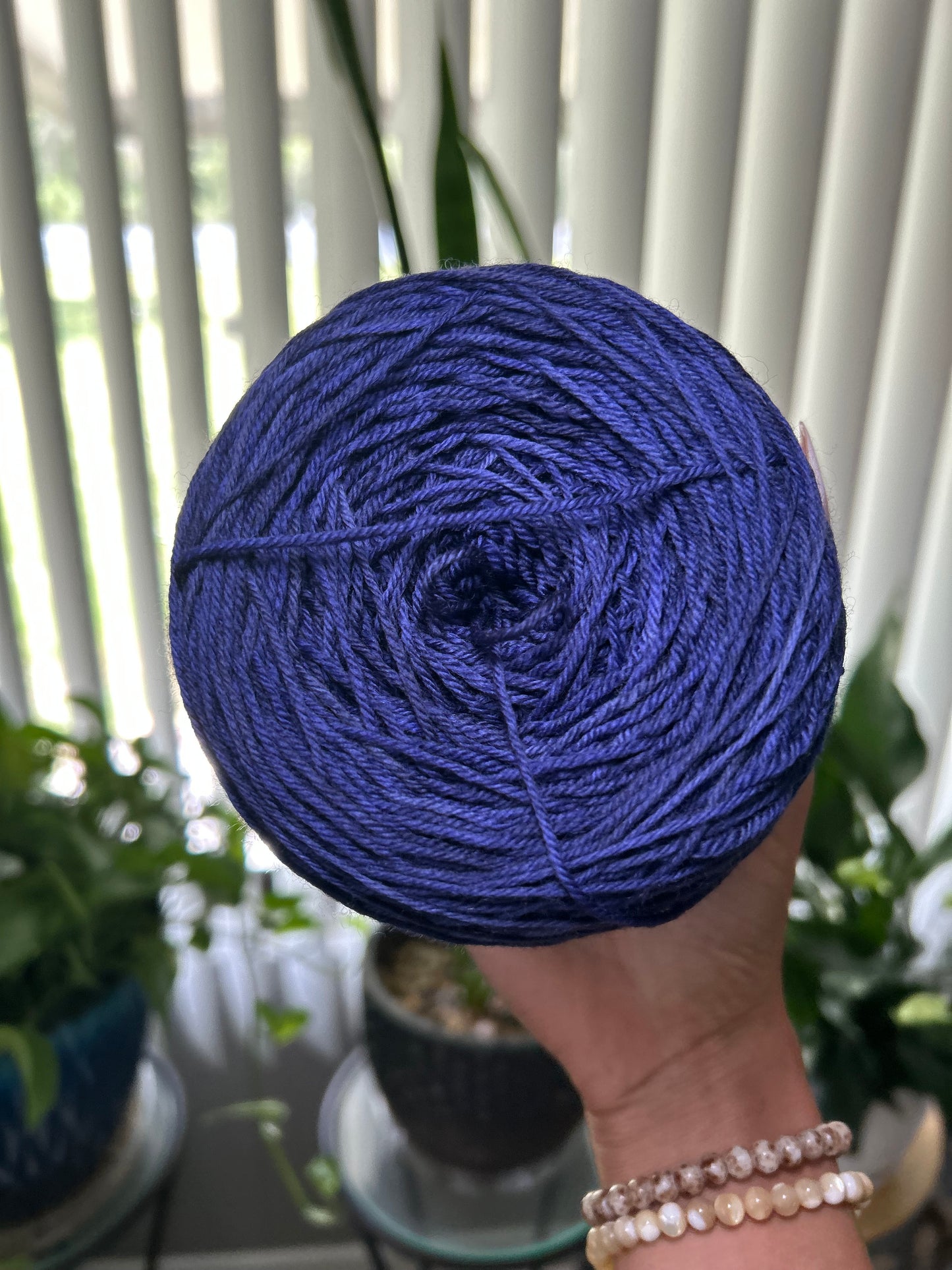Deep Navy Indigo Yarn Cakes – 2 Pack (Approx. 7 oz)