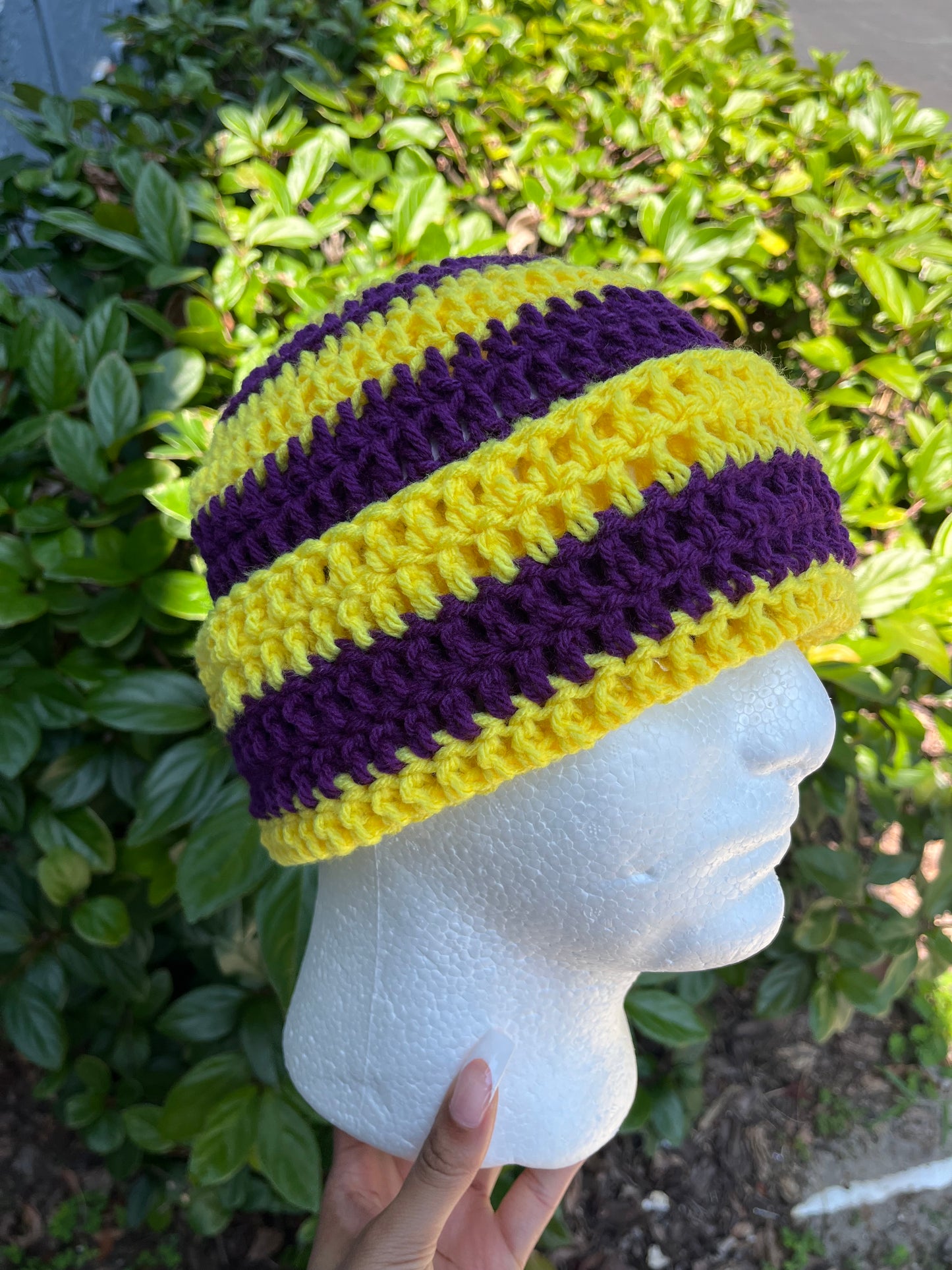 Purple/Yellow (Beanie)