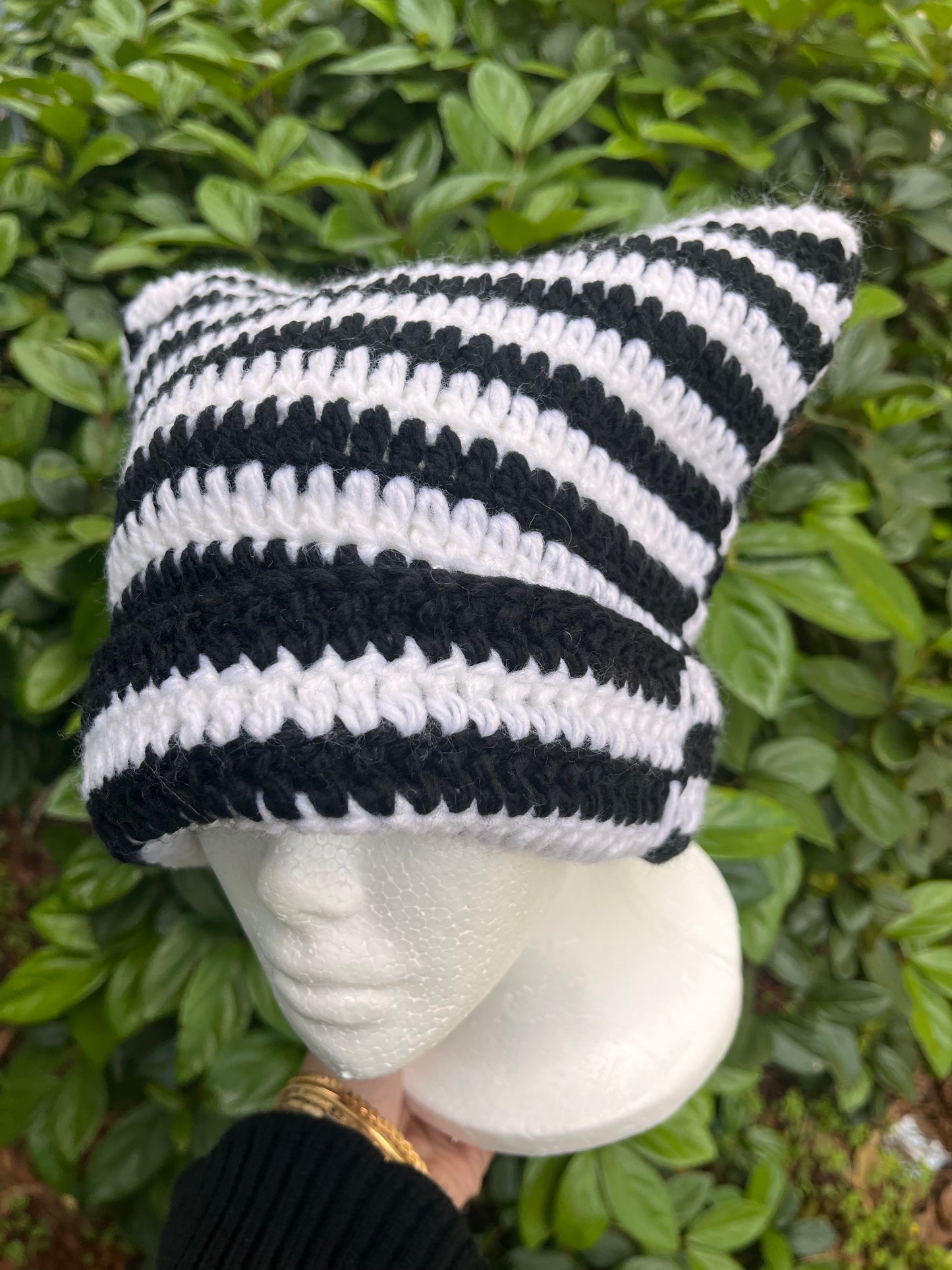 Black/White Cat Ear