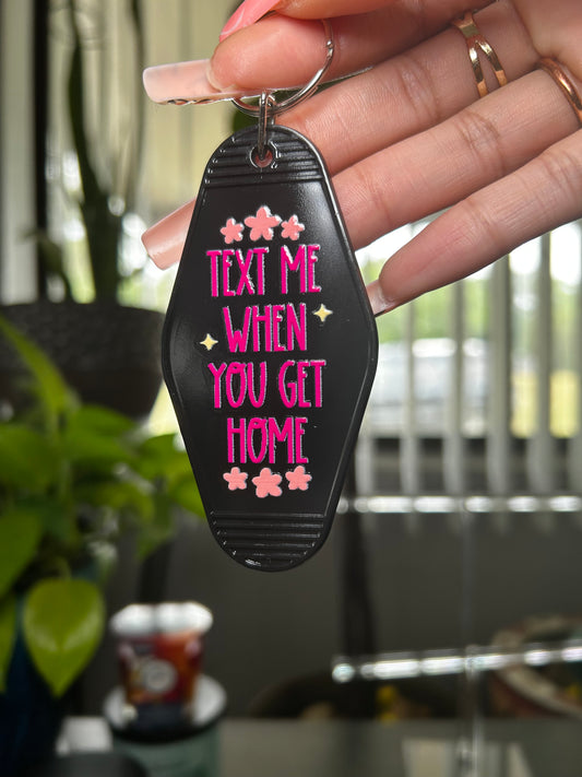 “Text me..” Keychain