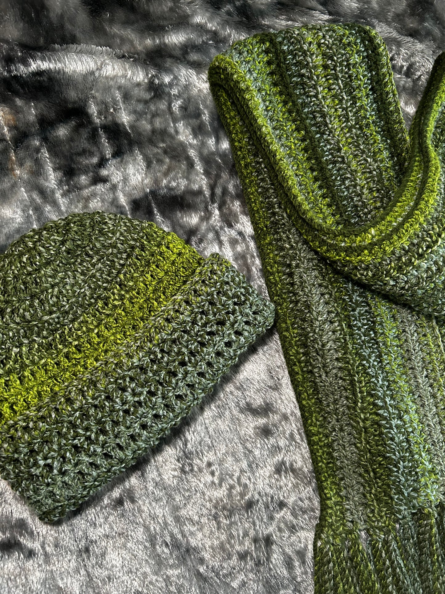 Moss & Ivy Set (Beanie & Scarf)