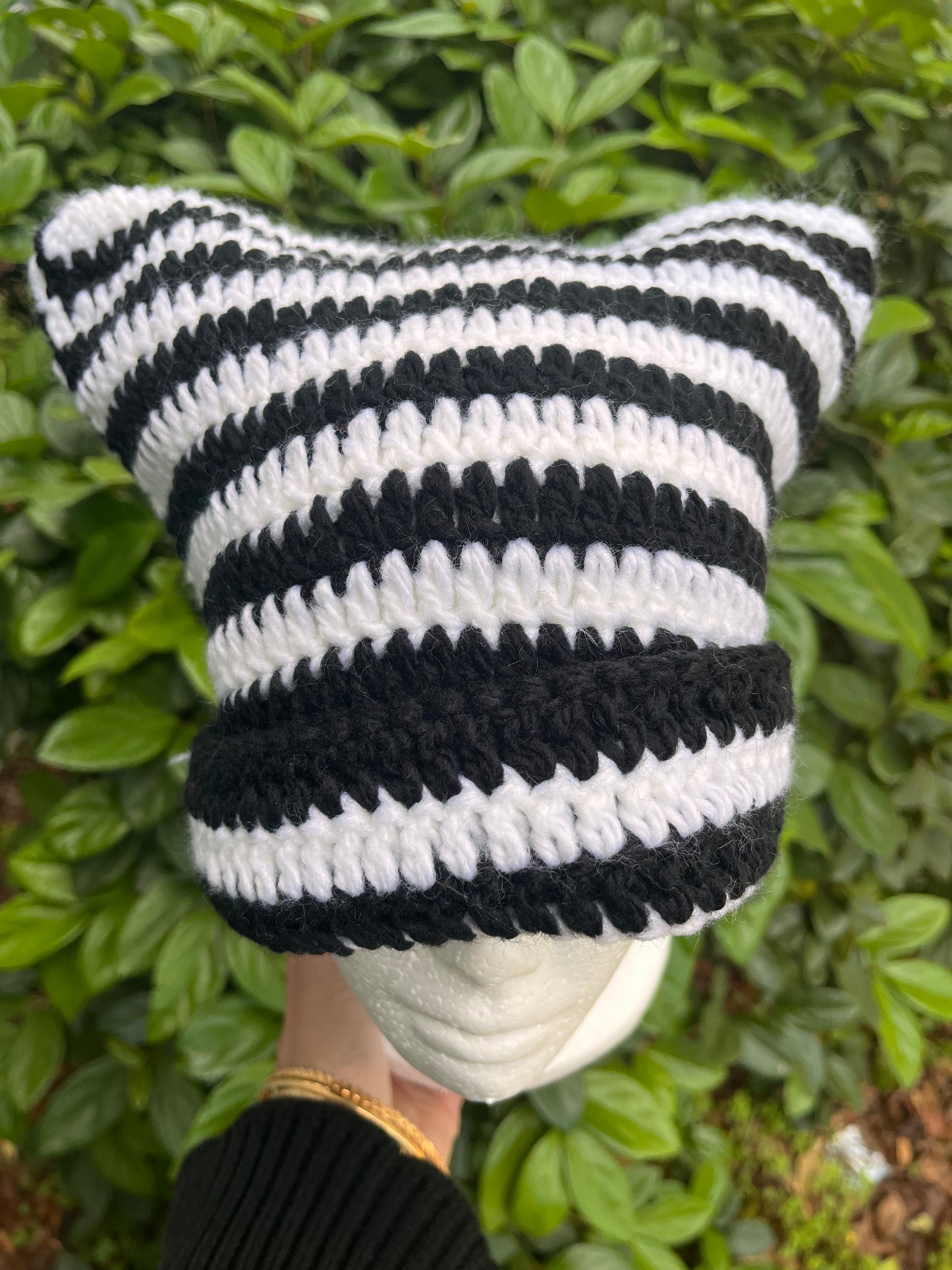 Black/White Cat Ear