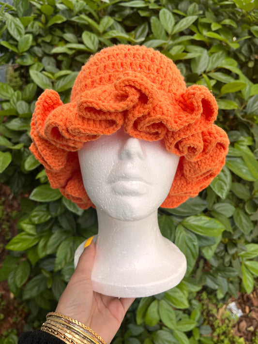 Orange Bucket Hat