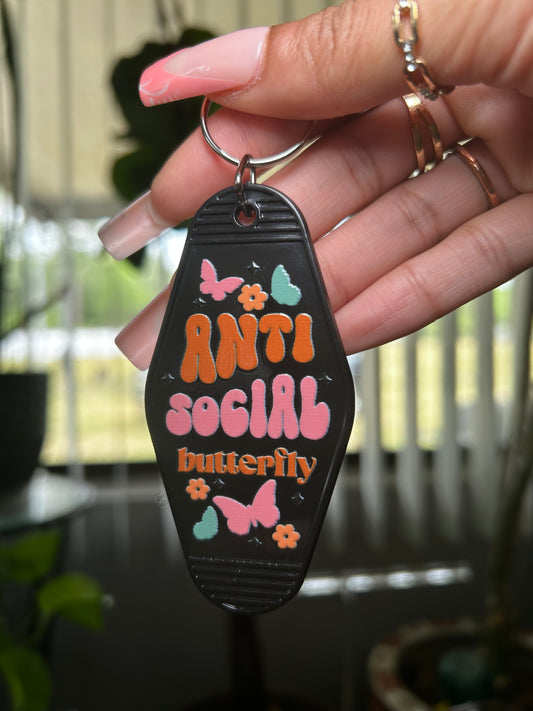 “Anti Social” Keychain