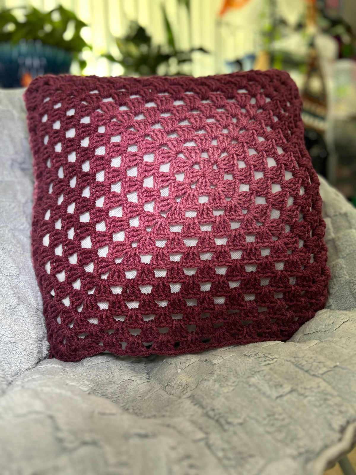 Burgundy (Pillow Cover)