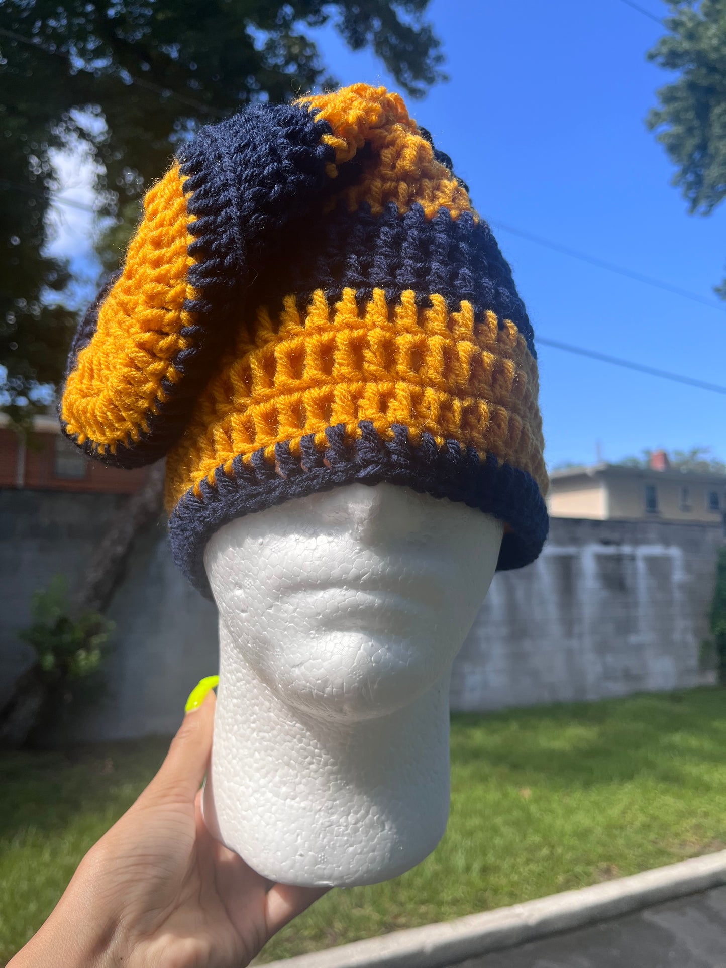 Navy/Gold (Medium Slouchy)