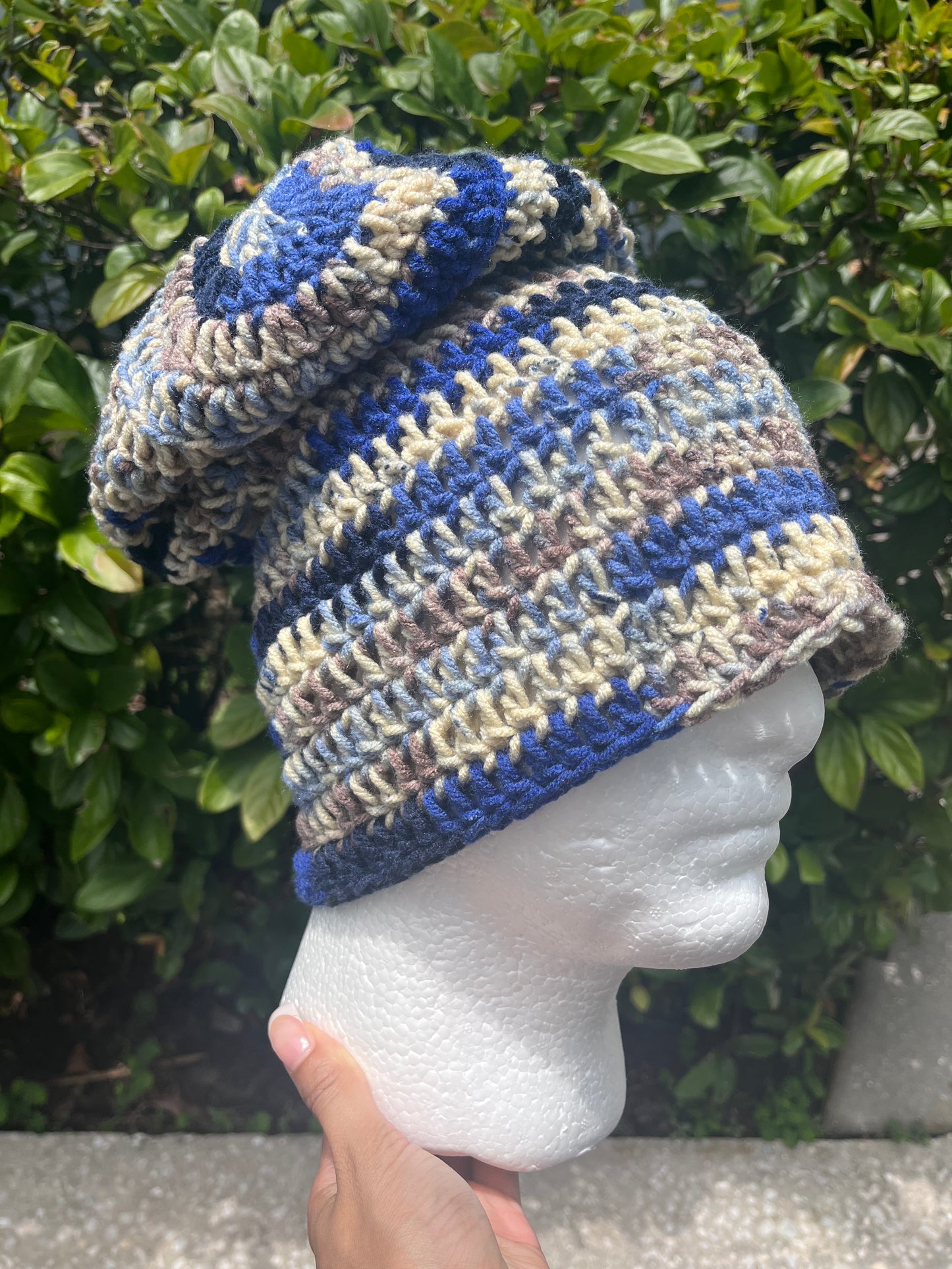 Ocean Way (Medium Slouchy Beanie)