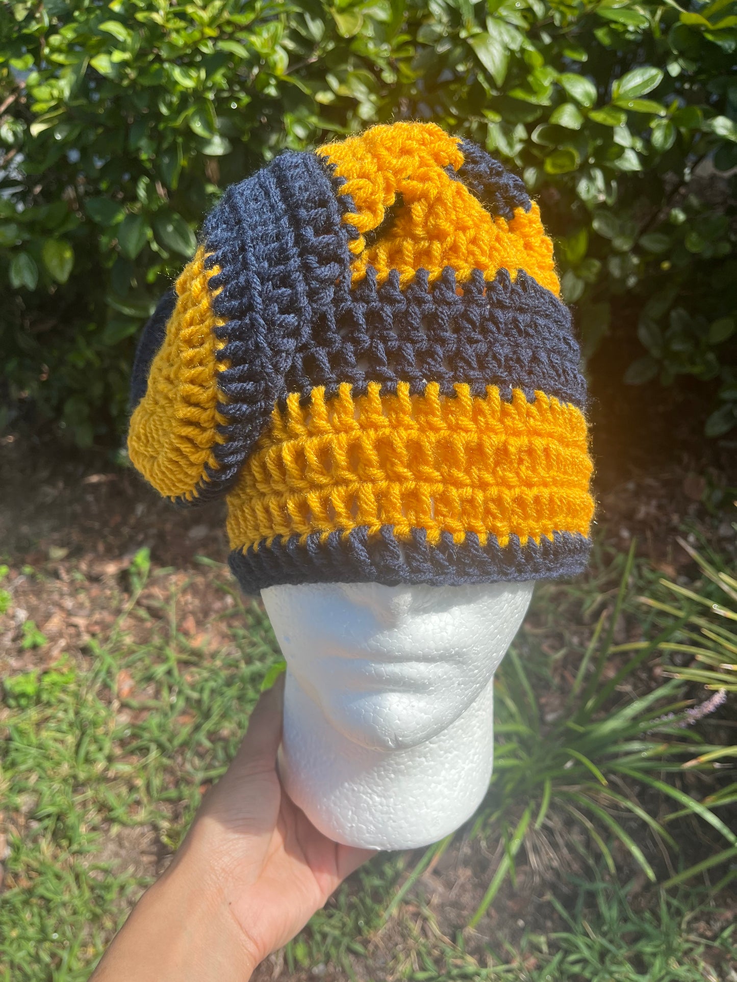 Navy/Gold (Medium Slouchy)