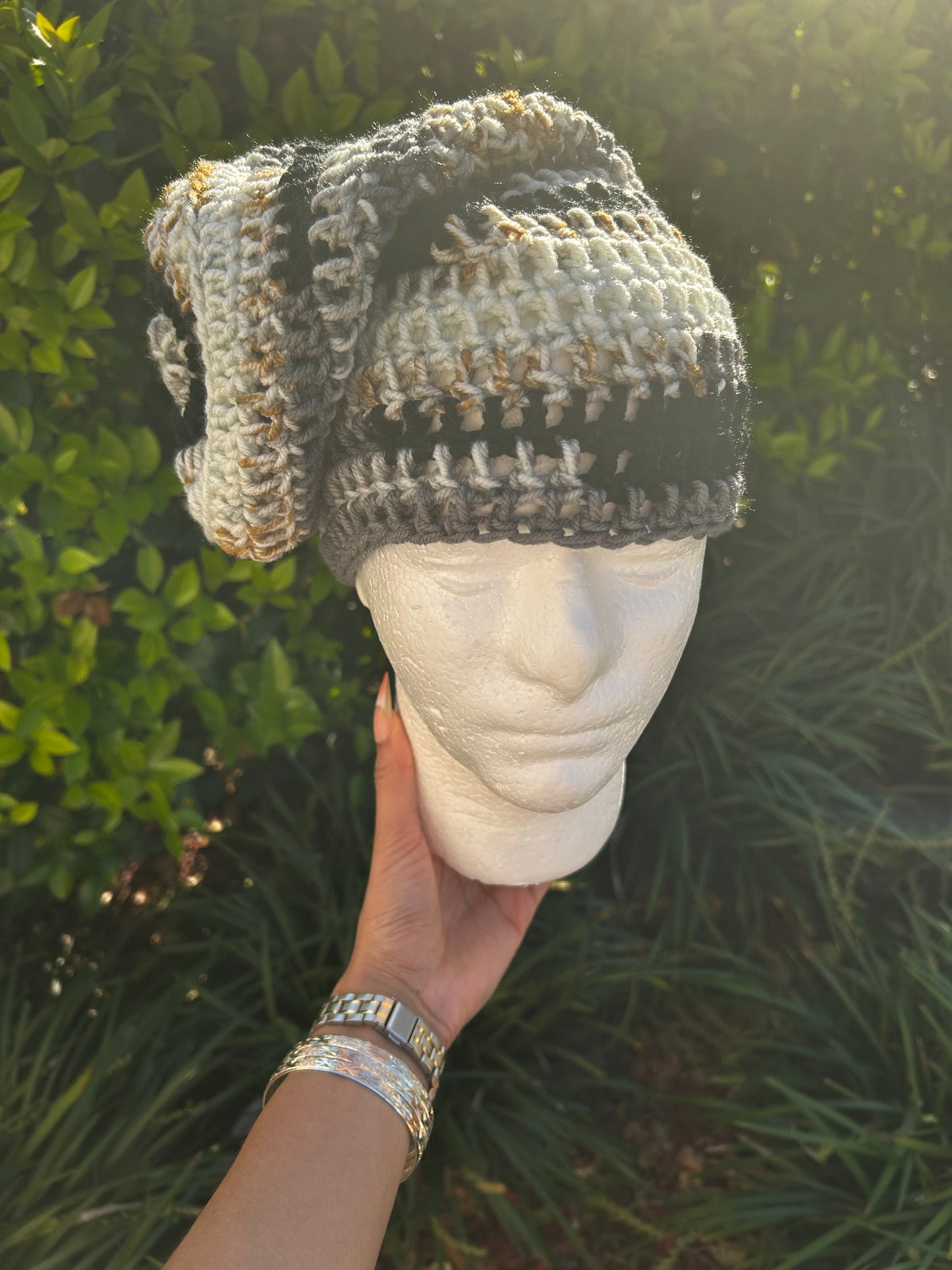 Golden Eagle (Medium Slouchy Beanie)