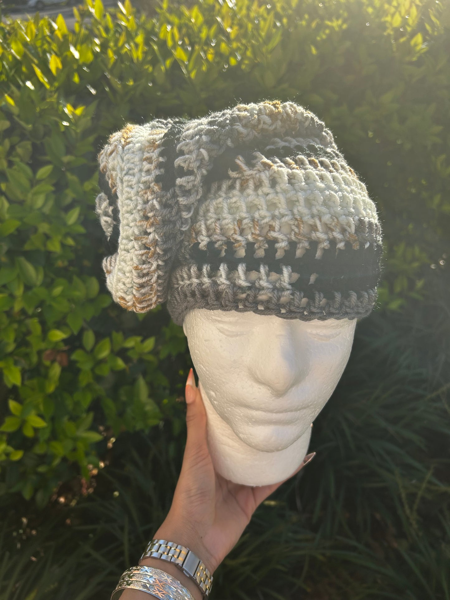 Golden Eagle (Medium Slouchy Beanie)