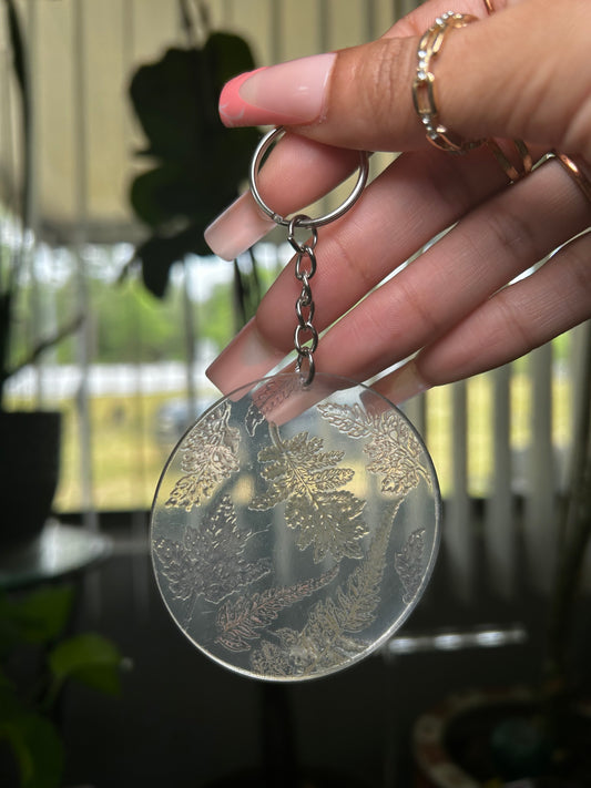 Leaves Keychain