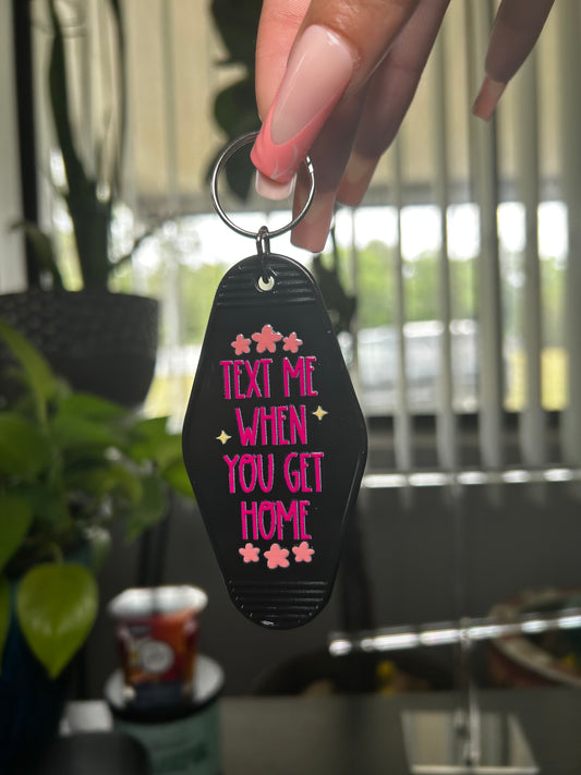 “Text me..” Keychain