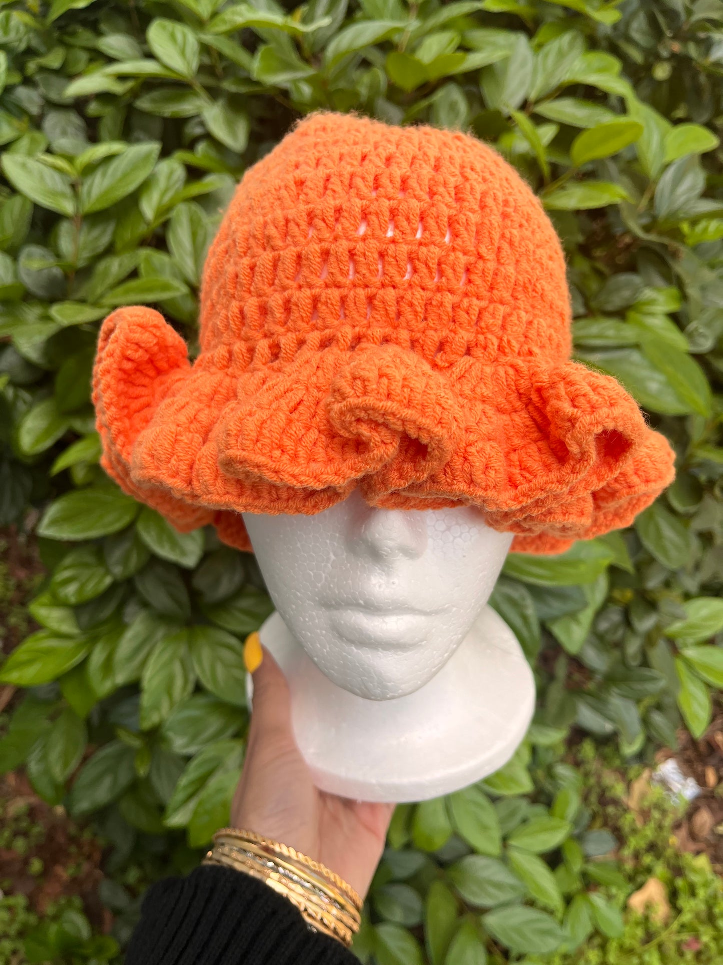 Orange Bucket Hat