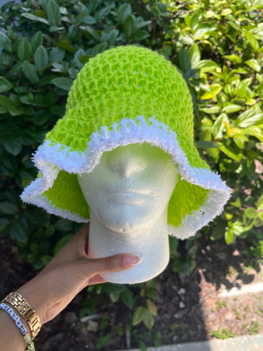 Slime w/ White Trim (Wavy)