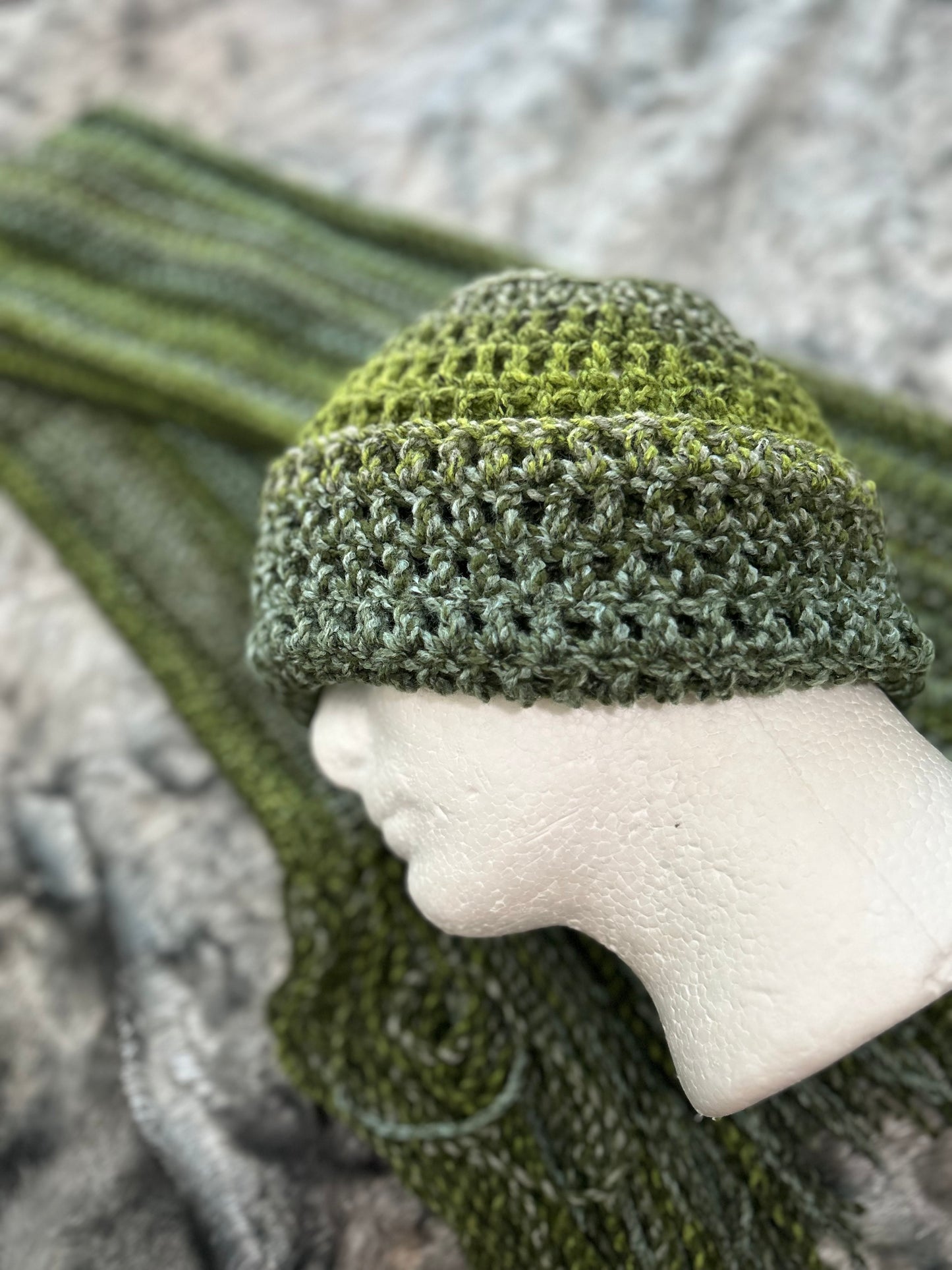 Moss & Ivy Set (Beanie & Scarf)