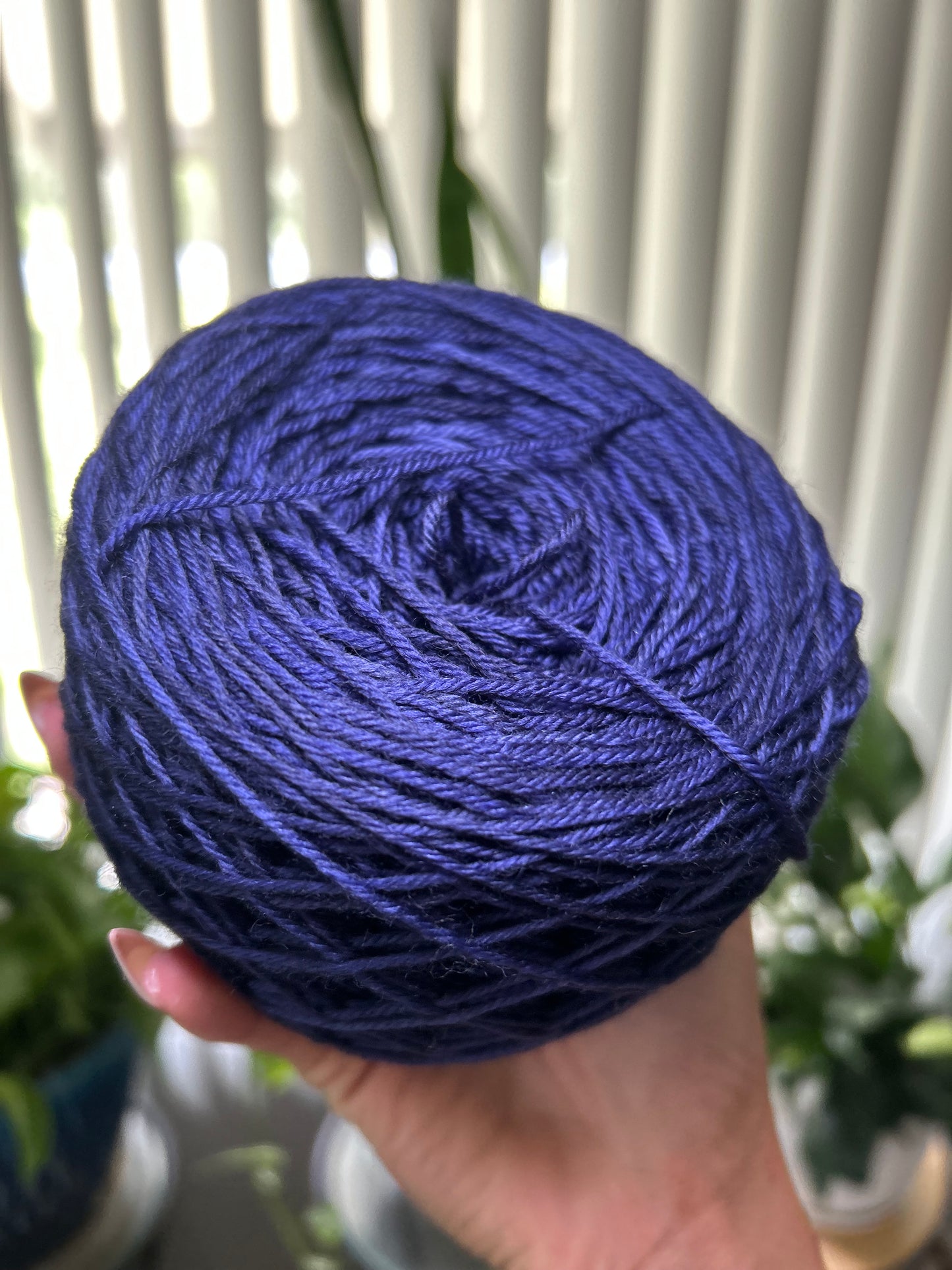 Deep Navy Indigo Yarn Cakes – 2 Pack (Approx. 7 oz)