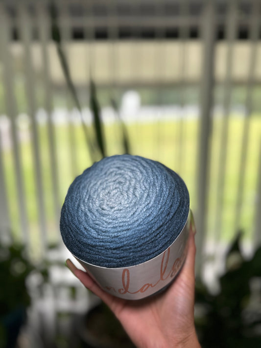 Lion Brand Mandala (Blue/Teal Gradient)