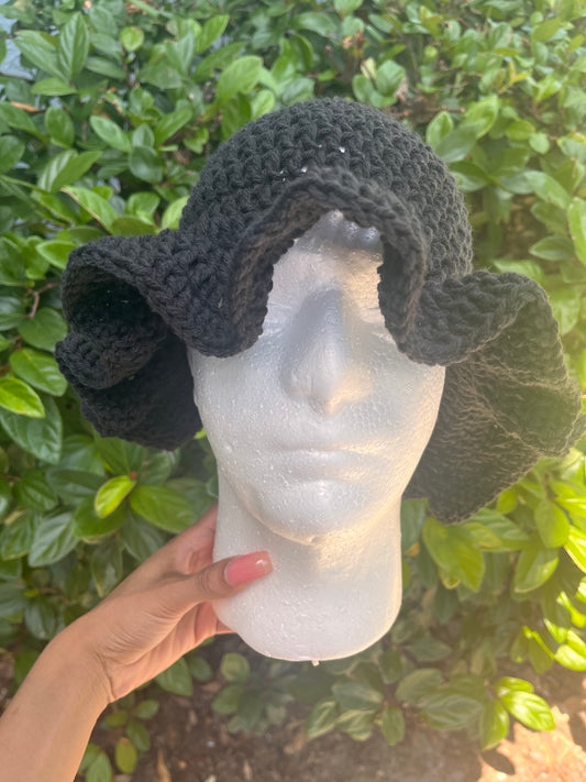 All Black Ruffle