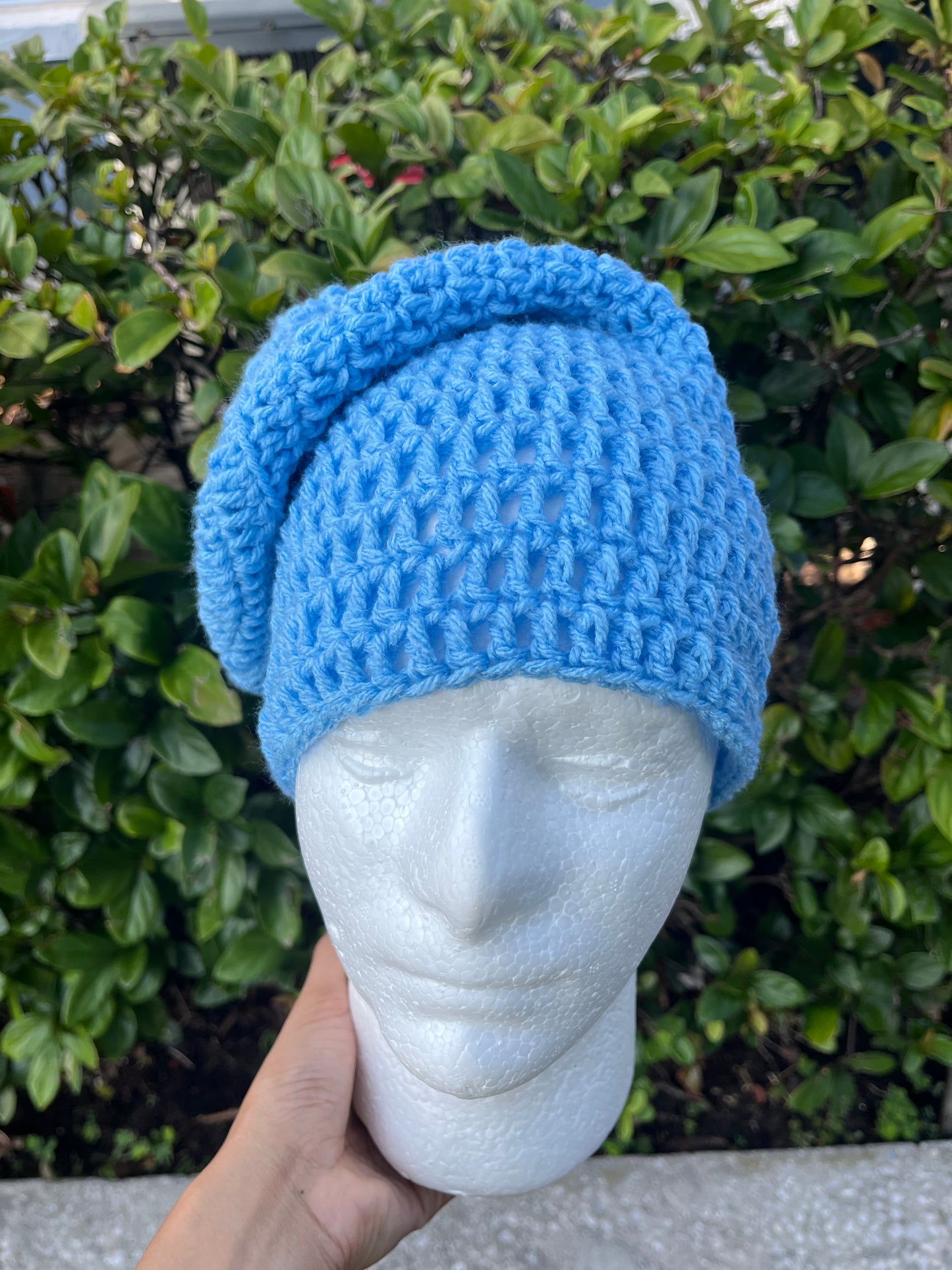 Azure (Medium Slouchy Beanie)