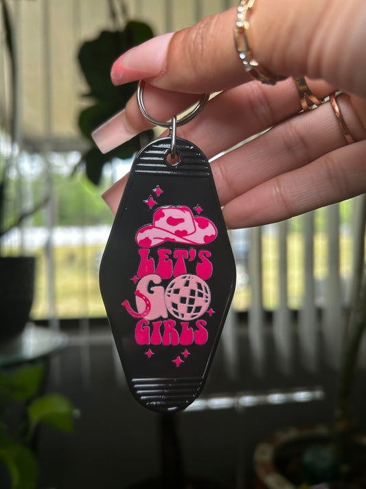 “Let’s Go Girls” Keychain