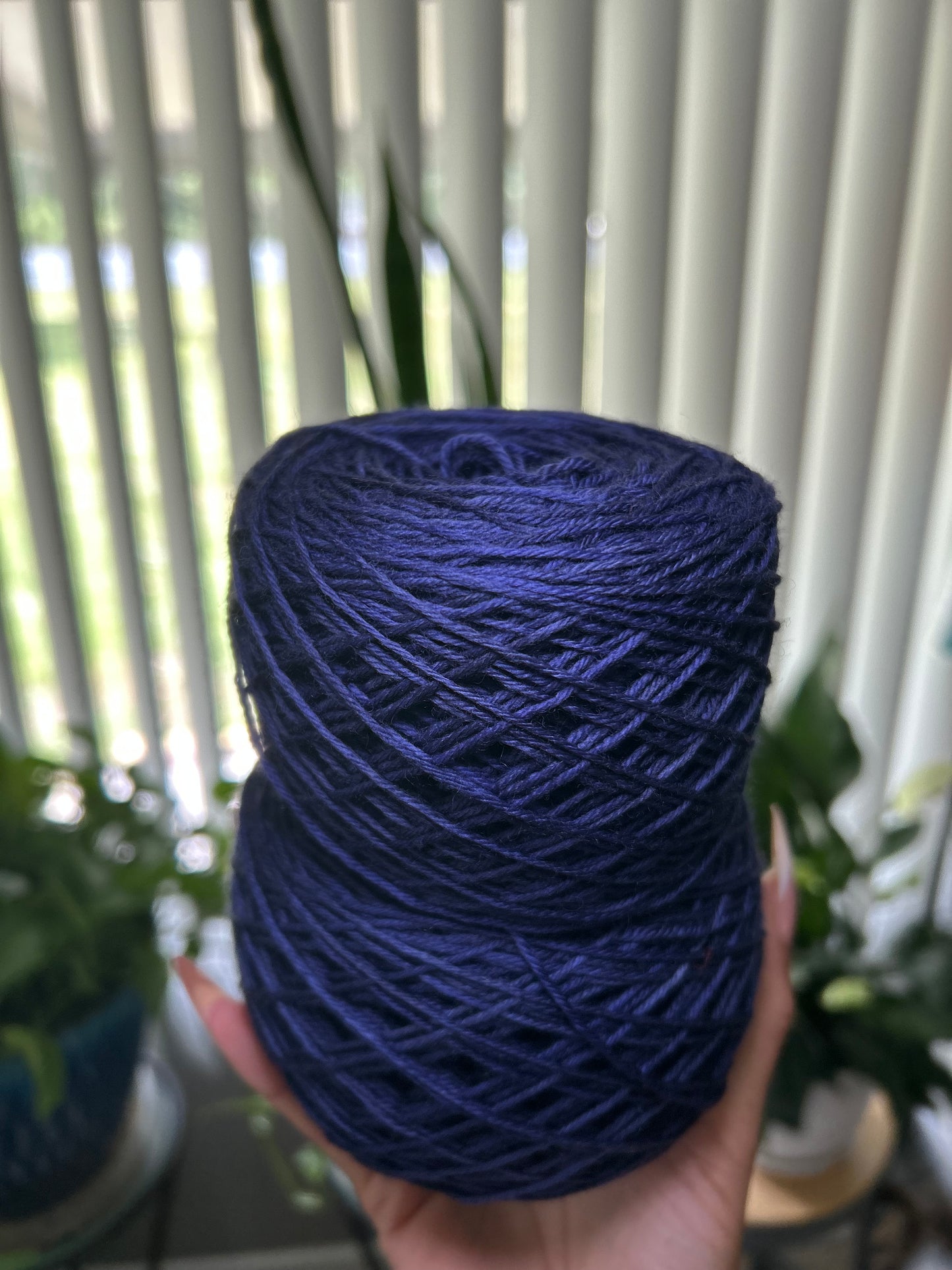 Deep Navy Indigo Yarn Cakes – 2 Pack (Approx. 7 oz)