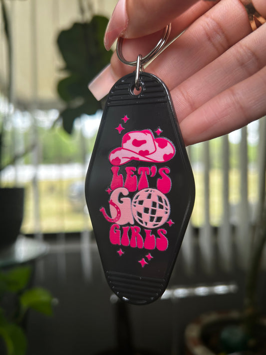 “Let’s Go Girls” Keychain