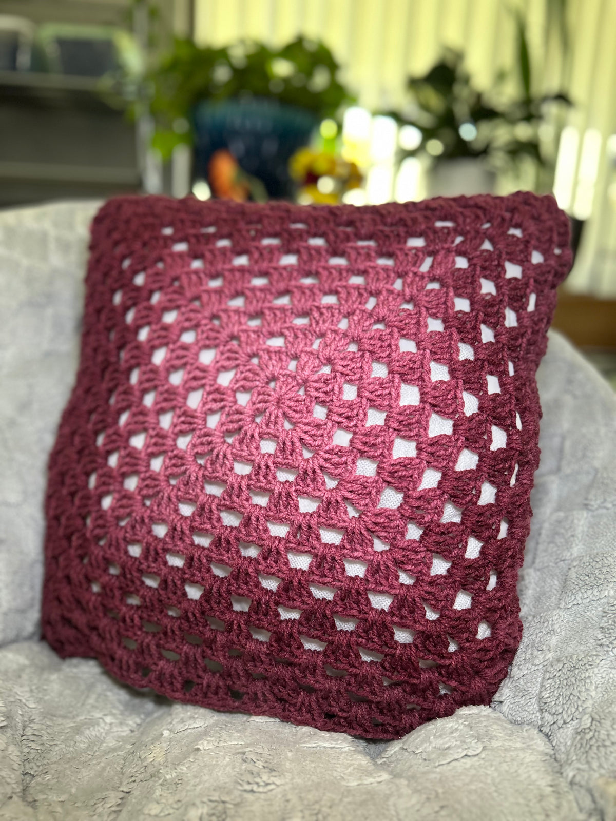 Burgundy (Pillow Cover)