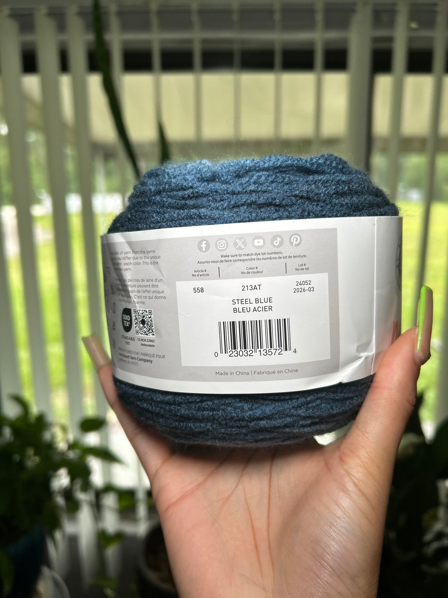 Lion Brand Mandala (Blue/Teal Gradient)