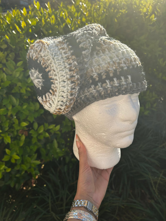 Golden Eagle (Medium Slouchy Beanie)