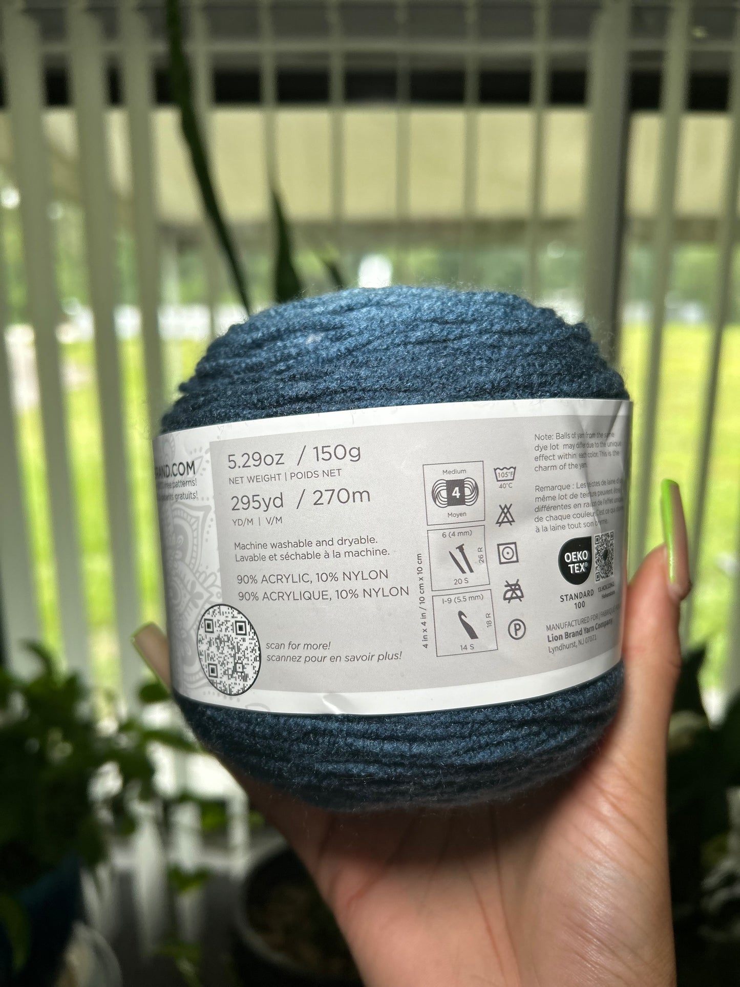 Lion Brand Mandala (Blue/Teal Gradient)