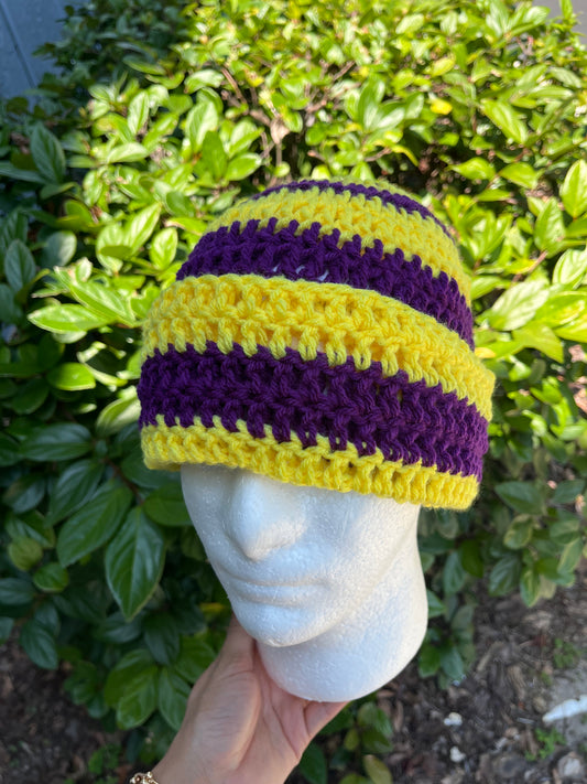 Purple/Yellow (Beanie)