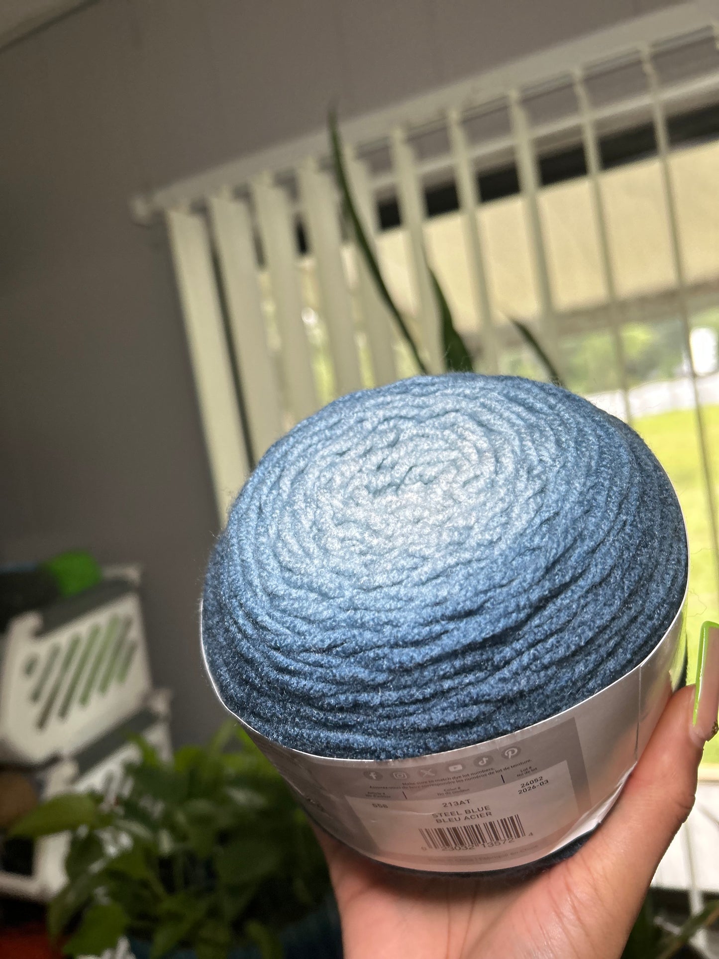 Lion Brand Mandala (Blue/Teal Gradient)