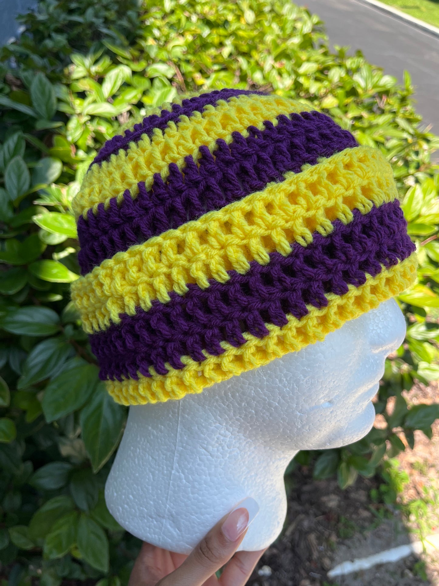 Purple/Yellow (Beanie)