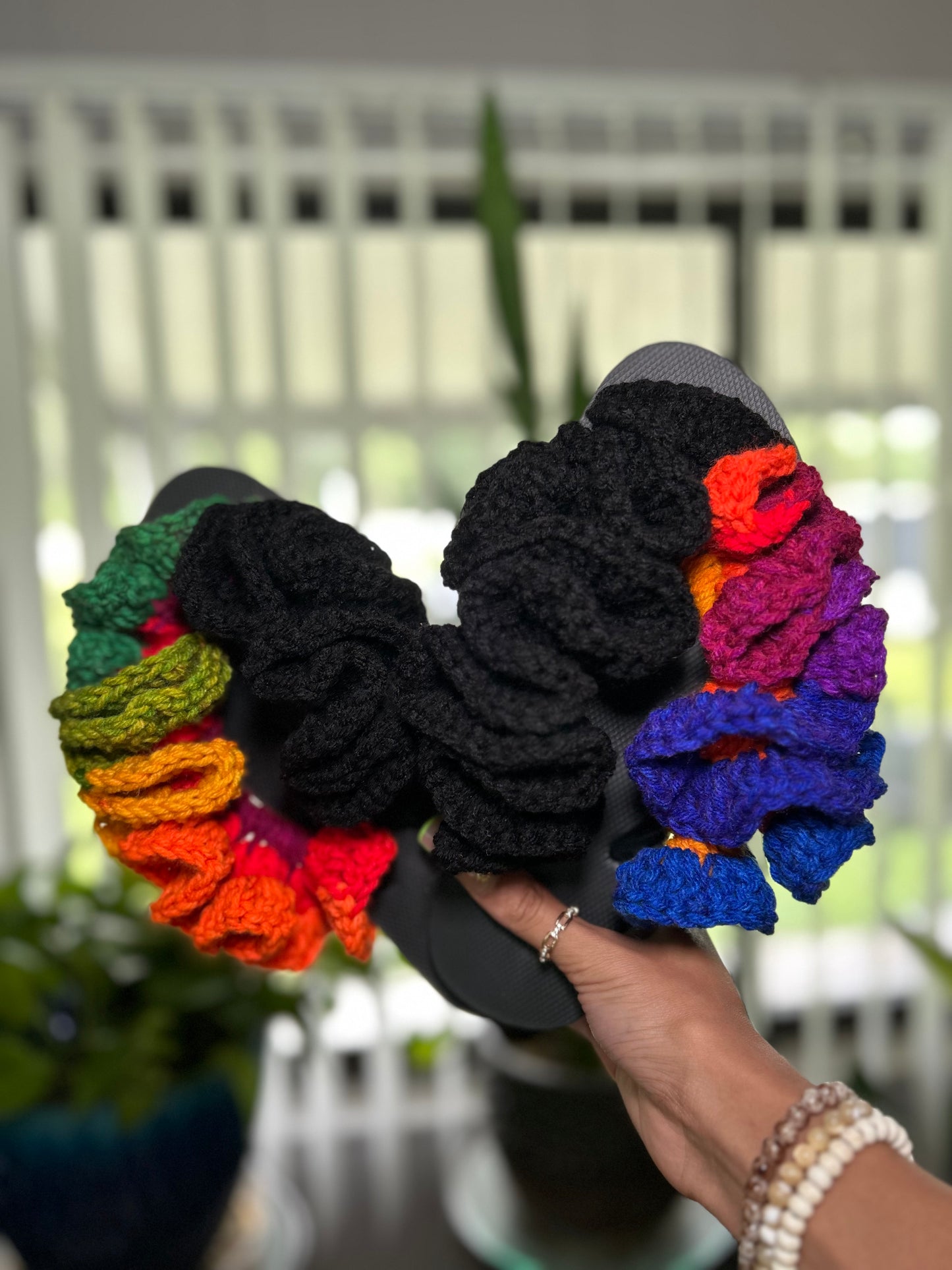 Midnight Rainbow (Flip Flops)