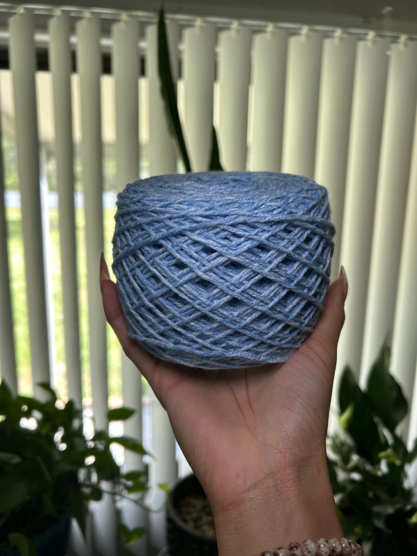 Denim Blue Yarn Cake | 5oz