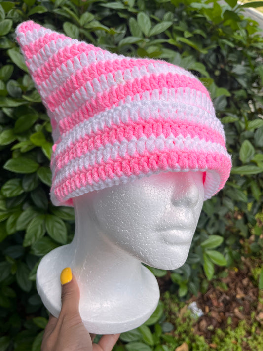 Pink/White Cat Ear