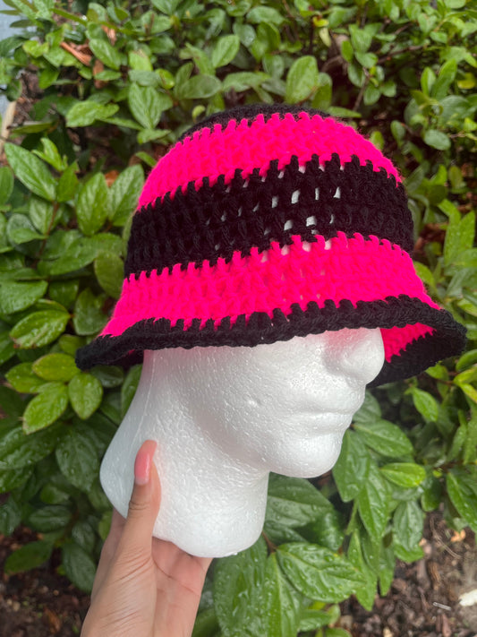 Pink/Black Bucket